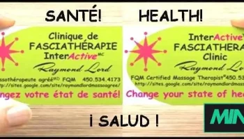 Clinique de fasciathérapie interActive Raymond Lord, massothérapeute agréé Fqm - Bromont