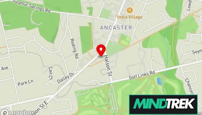 map of 240 Performance Care Centre Chiropractor, Acupuncture clinic, Massage therapist, Pedorthist, Physical therapy clinic in Ancaster