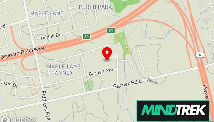 map of ABA Compass Behavior Therapy Services Inc. Psychologist in Ancaster