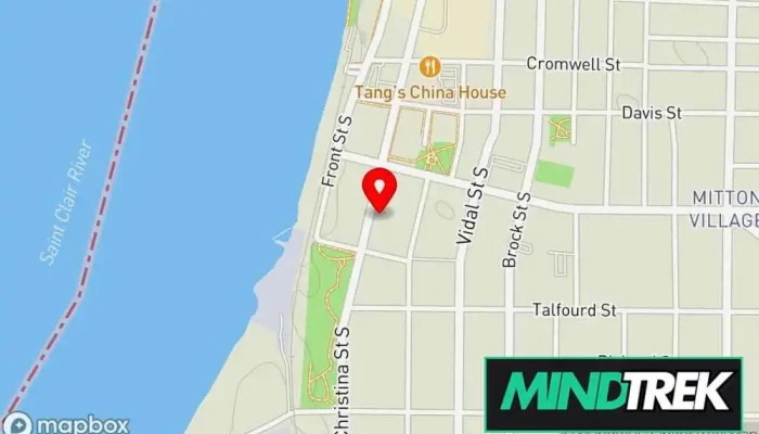 Alex Wallis Psychotherapy -  Map - Sarnia