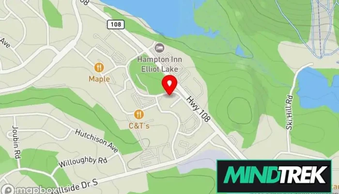 map of Algoma Family Services Mental health service, Family counselor, Family service center in Elliot Lake