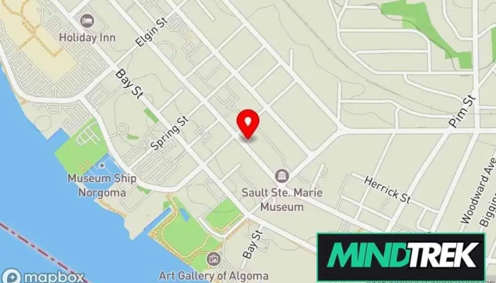 map of ANNA GARTSHORE, MSW, RSW Psychotherapist in Sault Ste. Marie