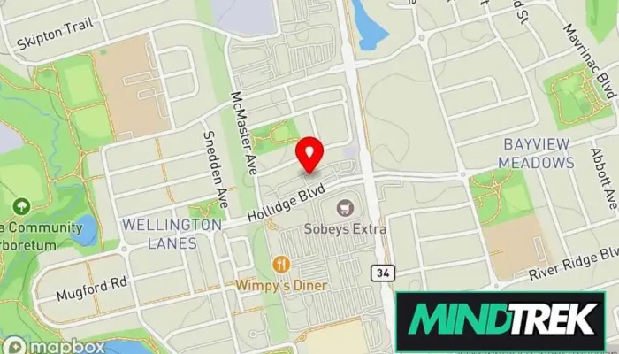 map of Aurora Massage & Chiropractic Wellness Centre Chiropractor, Massage therapist, Naturopathic practitioner, Physical therapist in Aurora