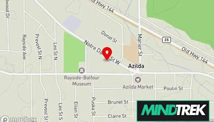 map of Azilda Family Foot Care Medical clinic in Azilda