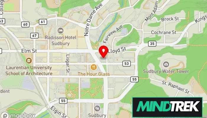 map of Blackwell Psychological Svc Psychologist in Sudbury