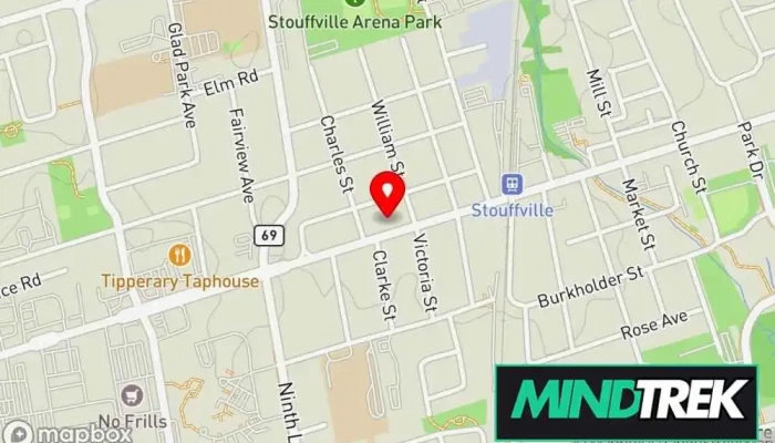 map of Broadview Psychology - Stouffville Mental health service in Whitchurch-Stouffville