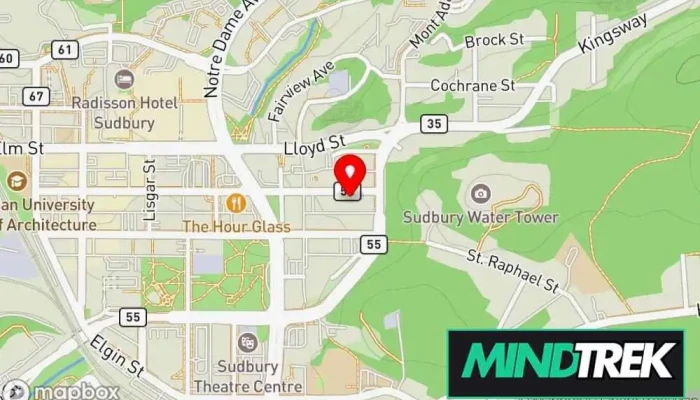 map of Caufield Counselling and Consulting Family counselor, Counselor, Marriage or relationship counselor, Psychotherapist, Social worker in Greater Sudbury