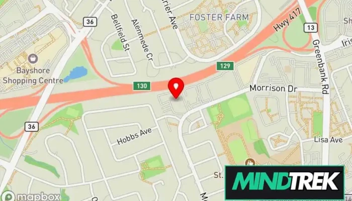 map of Centre for Cognitive Therapy Psychologist in Ottawa