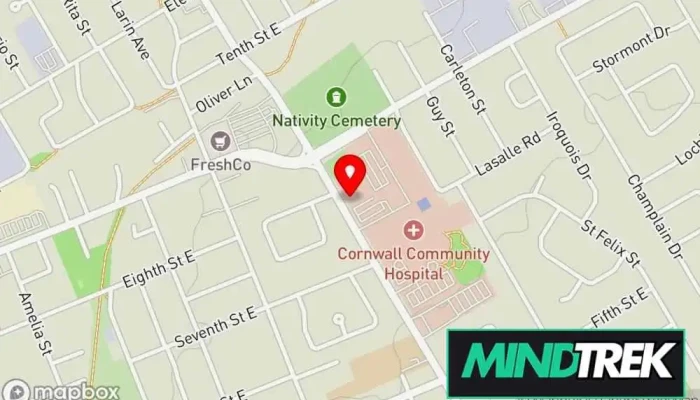 Child And Youth Mental Health Services Cornwall Hospital Map - Cornwall