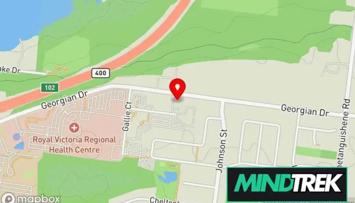 map of Clear View Therapy Social worker in Barrie