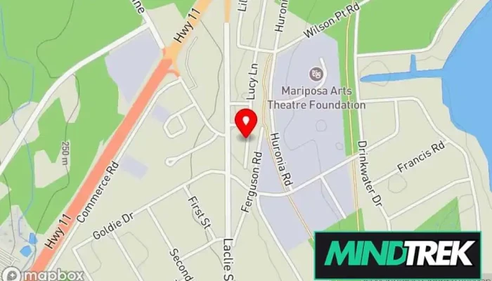 map of CM Massage Therapy Massage therapist in Orillia