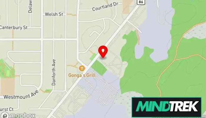 map of Comfy Cozy Counselling & Psychotherapy Mental health service in Greater Sudbury