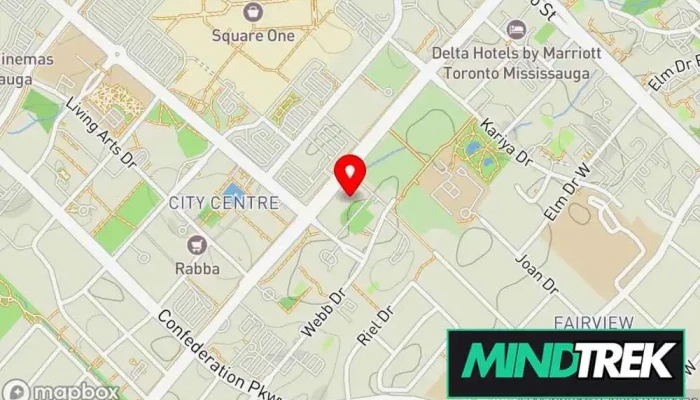 Core Centre Inc Psychological Services Map - Mississauga