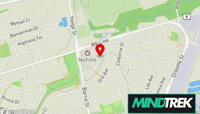 Courtney Bruch Therapy -  Map - Bradford West Gwillimbury