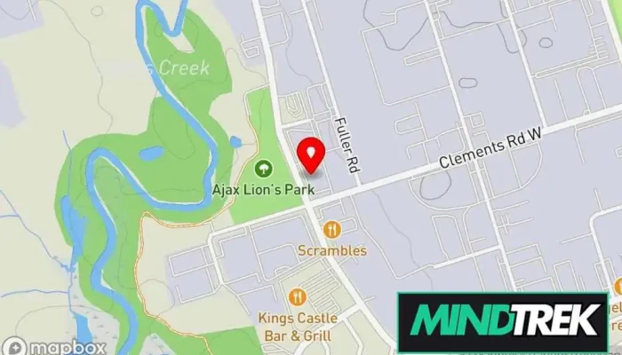 map of Dalton Associates Psychologist, Counselor, Family counselor, Health, Marriage or relationship counselor, Psychotherapist in Ajax