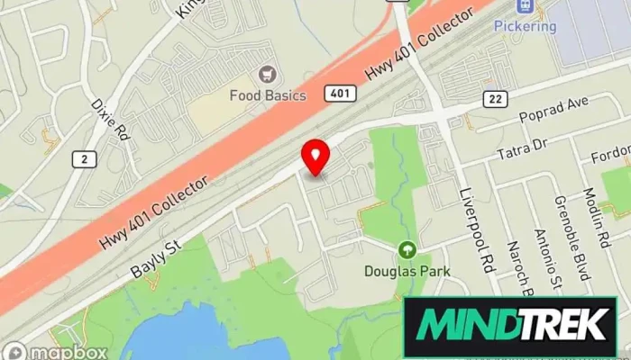 map of Dalton Associates Counselor, Family counselor, Marriage or relationship counselor, Psychologist, Psychotherapist in Pickering