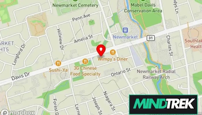 map of Dalton Associates Counselor, Family counselor, Marriage or relationship counselor, Psychologist, Psychotherapist in Newmarket