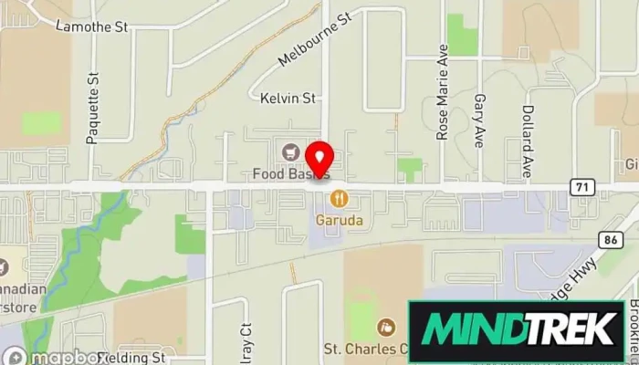 map of Dan Keaney & Associates Counselling Services Family counselor in Sudbury