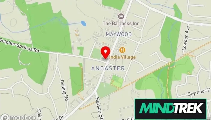 map of Daru Therapy Centre Psychotherapy & Counselling Psychotherapist, Business management consultant in Ancaster