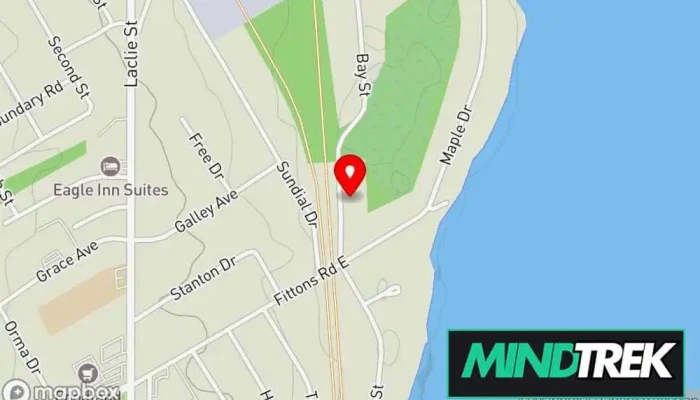 map of Deepam Rebalancing Massage Massage therapist, Reiki therapist in Orillia