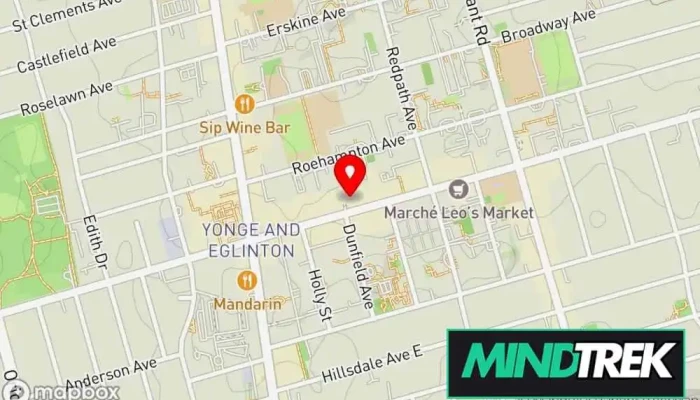 Dr Chelsea Sherrington Psychologist Map - Toronto