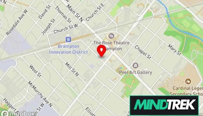 Dr Harpreet K Chattha   Brampton Psychologist Map - Brampton