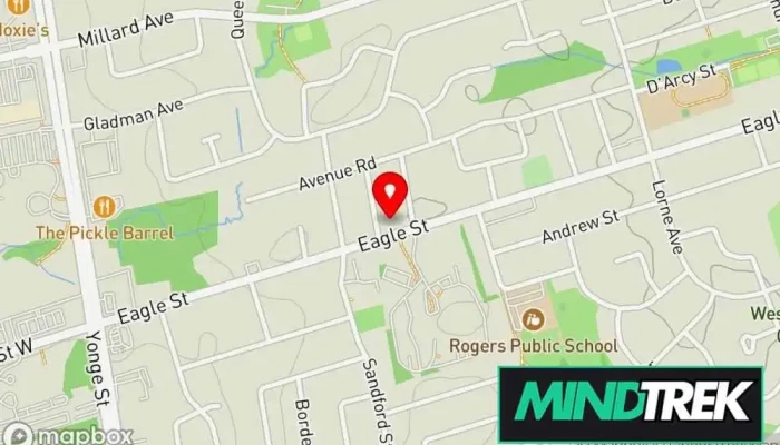 map of Dr. Lisa Berger & Associates Psychologist in Newmarket