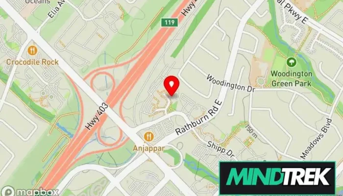 Dr Monik Kalia C Psych Map - Mississauga