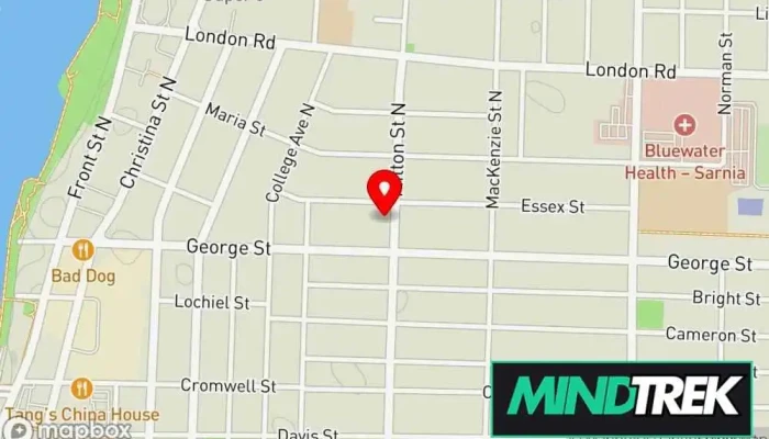 Dr Virginia South Associates Professional Psychology Map - Sarnia