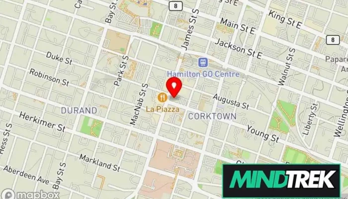 map of Dunn Triano & Assoc Psychologist in Hamilton