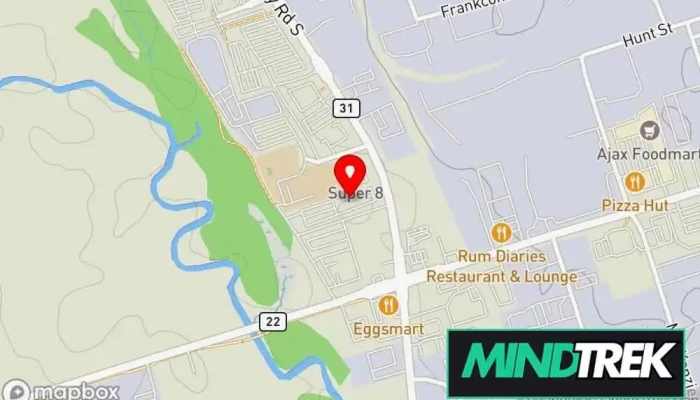 map of Durham Psychologists Psychologist, Mental health clinic in Ajax