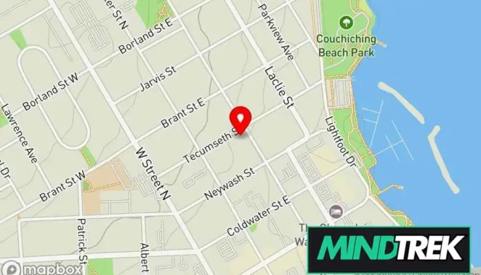 map of Earth Angels Support Services Home health care service in Orillia