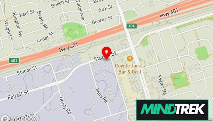 map of Embrace Well Psychological Services Psychologist in Ajax