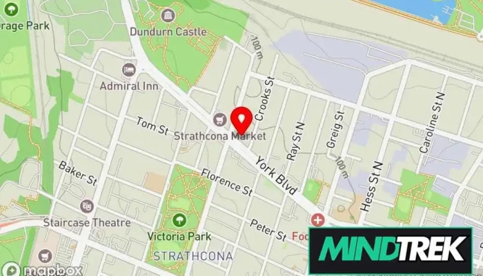 map of Energy Tap Counselling and Consultation Service Psychotherapist in Hamilton