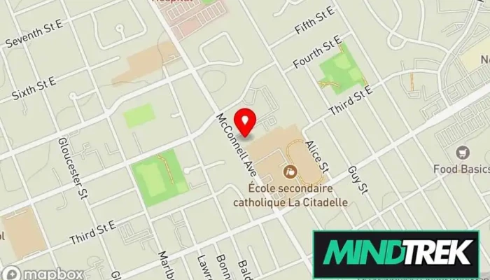 Equipe Psycho -  Sociale Pour Enfants Adolescents Francophones S D G Map - Cornwall