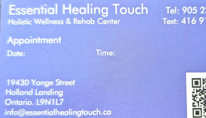 Essential Healing Touch -  Location - East Gwillimbury