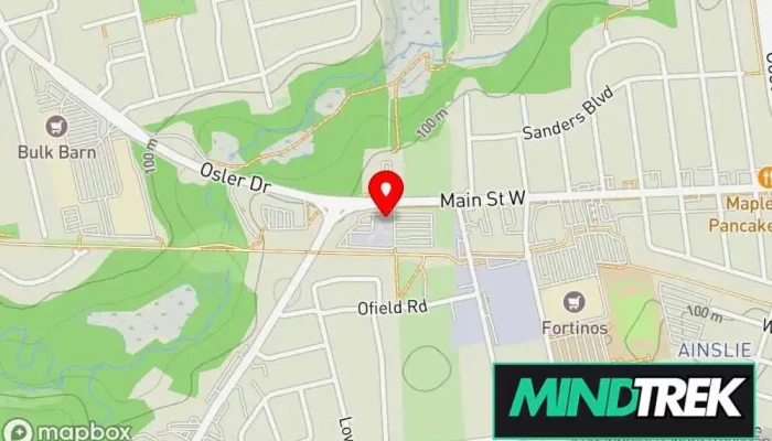 map of Evans Family Counselling & Psychotherapy Psychotherapist in Hamilton