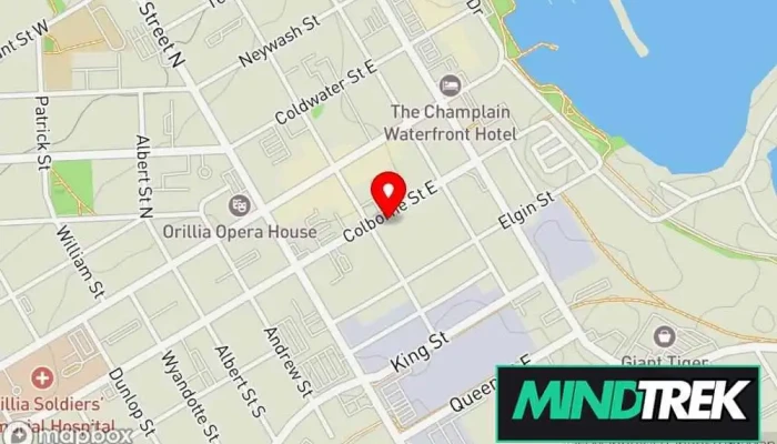 map of Fecht Sandra M a Counselling Service Family counselor in Orillia