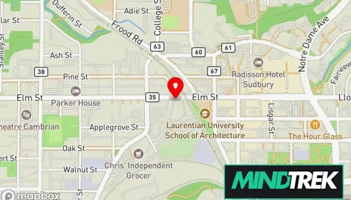 map of Gagnon Jeanguy Dr Doctor in Sudbury