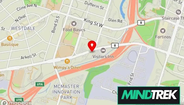 map of Hamilton Psychological Services Psychologist, Child psychologist, Counselor, Family counselor, Marriage or relationship counselor, Mental health clinic, Mental health service, Neuropsychologist, Psychotherapist in Hamilton
