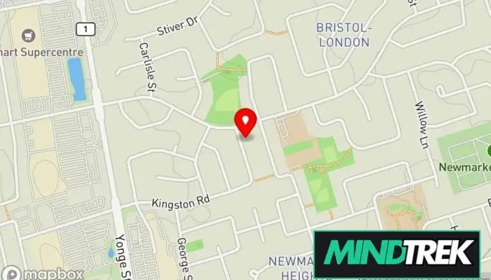 map of Healing Hearts Centre - Patzia Gonzalez Psychotherapist, Counselor, Marriage or relationship counselor in Newmarket