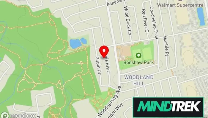 map of Healing Recovery Centre Mental health clinic in Newmarket
