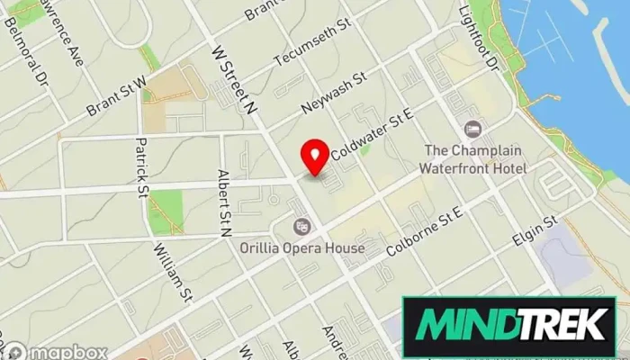 map of Heartworks Children's Studio Art studio in Orillia