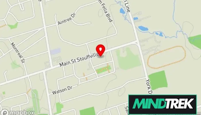 map of Hesed Health - Family Physiotherapy & Psychotherapy Physical therapy clinic, Mental health clinic, Psychotherapist in Whitchurch-Stouffville