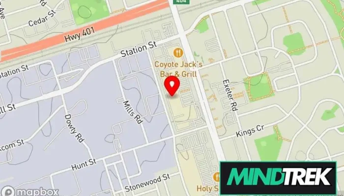 map of HOPE Psychotherapy and consulting Social worker in Ajax