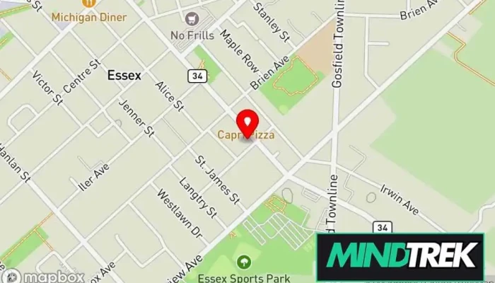 Jaclyn Brown -  Paquette Registered Social Worker Map - Essex