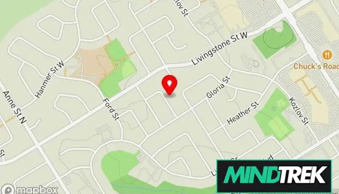 map of Jan Freethy Hypnotherapy service, Counselor in Barrie