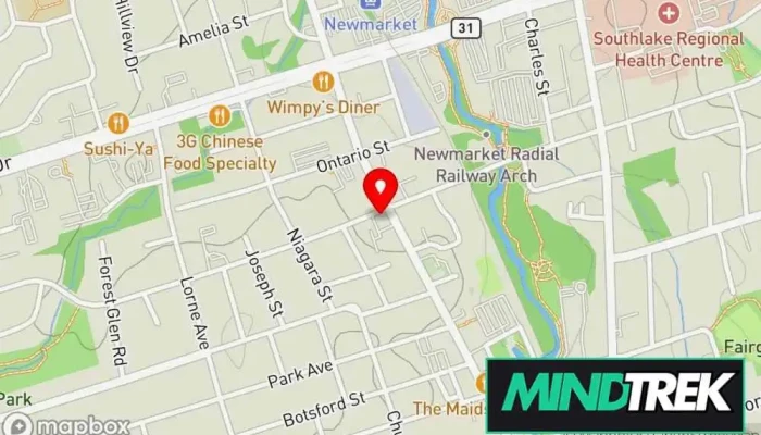 map of Jason Koenigbaur, Registered Psychotherapist Psychotherapist, Counselor, Family counselor, Hypnotherapy service, Marriage or relationship counselor in Newmarket