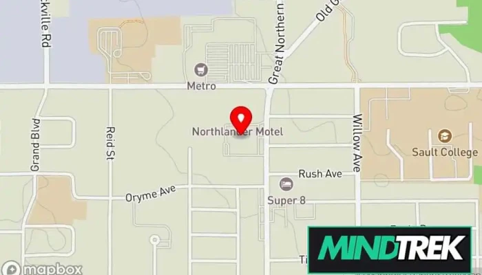 map of Karalash Counselling & Psychotherapy: Individual, Couple & Family Therapy Psychotherapist, Counselor in Sault Ste. Marie