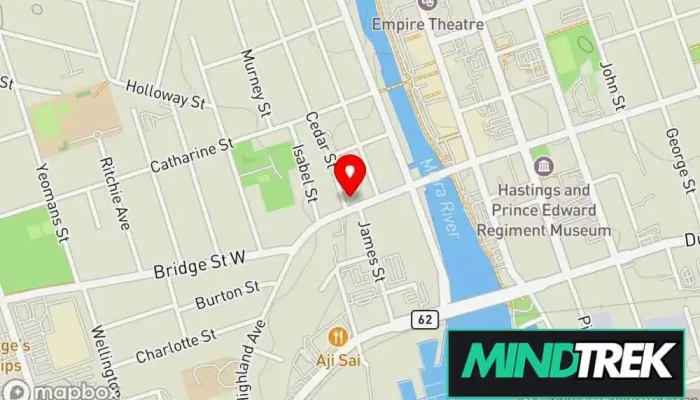 map of Kerr Chiropractic Clinic Chiropractor, Acupuncturist, Massage therapist, Orthotics & prosthetics service, Physical rehabilitation center in Belleville